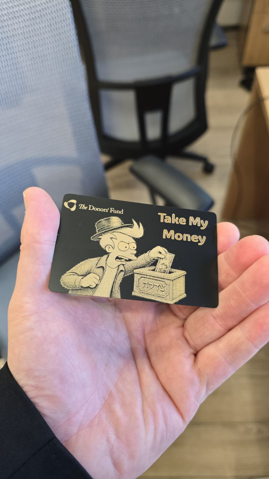 Take my Money Metal Card