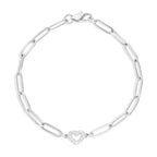 Golden Radiance Heart Bracelet