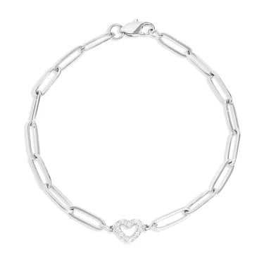 Golden Radiance Heart Bracelet