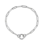 LuxeCharm Paperclip Bracelet