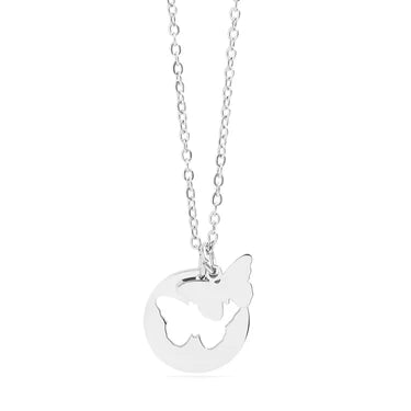 Linear Wing Silhouette Necklace