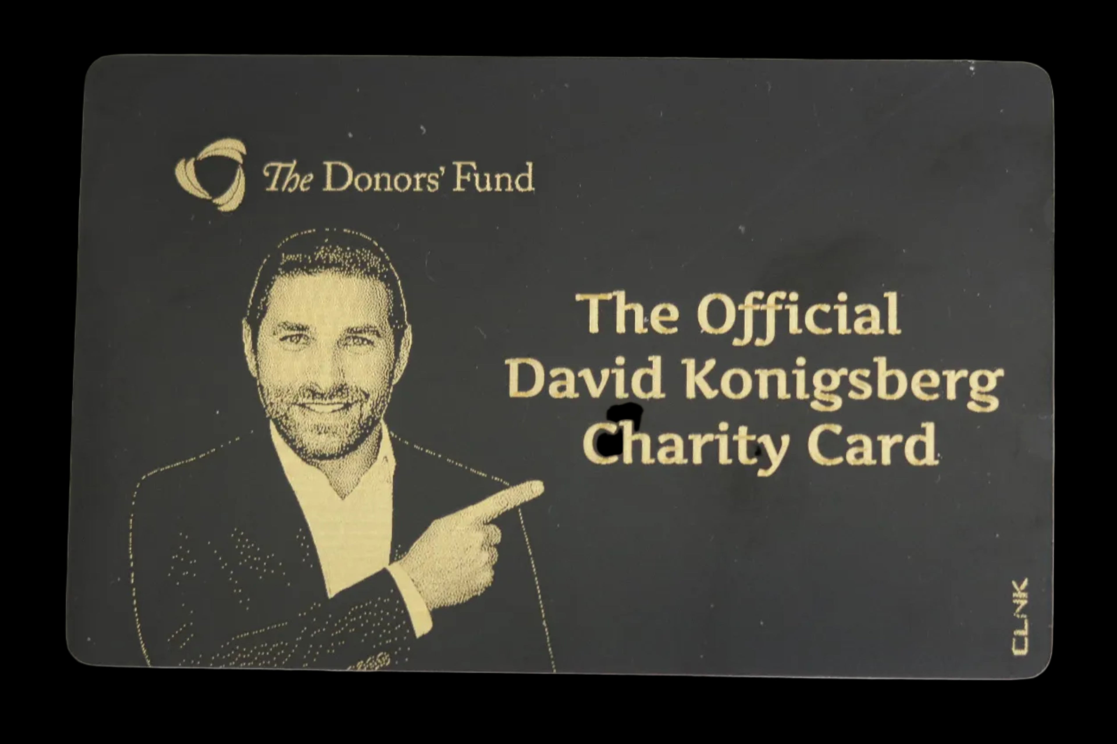 Donor Fund Metal Card