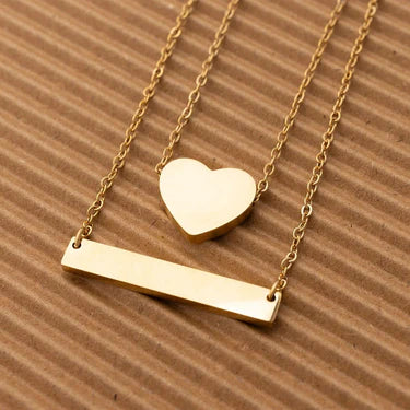 14K Gold Filled Heart Necklace