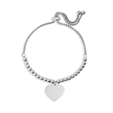 Golden Bond Adjustable Heart Bracelet