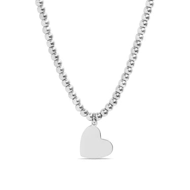 Golden Story Heart Necklace