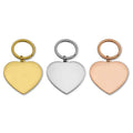 Golden Memory Heart Keychain